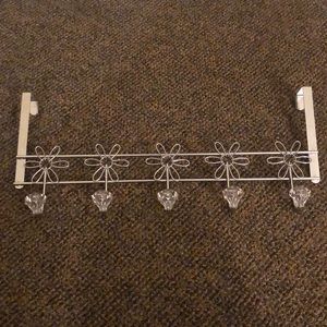 Over the door towel holder